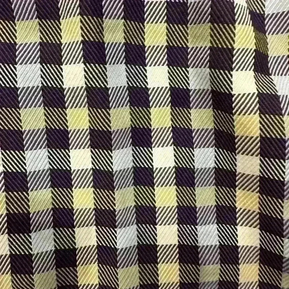 Taylor Byrd Purple Plaid Button Down Shirt Size Large - Picture 4 of 5